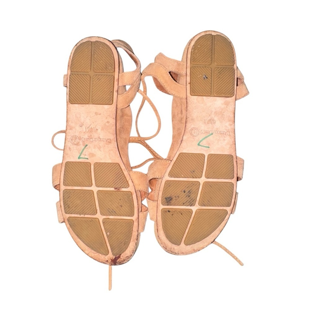 L’Amour Des Pieds Darrylinn Lace Up Sandals Comfort Cutout Leather Darrylynn - Picture 4 of 7